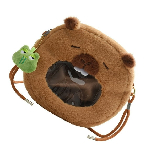 Lightweight Shoulder Bag Cartoon Capybara Crossbody Bag Satchel For Everyday Use
