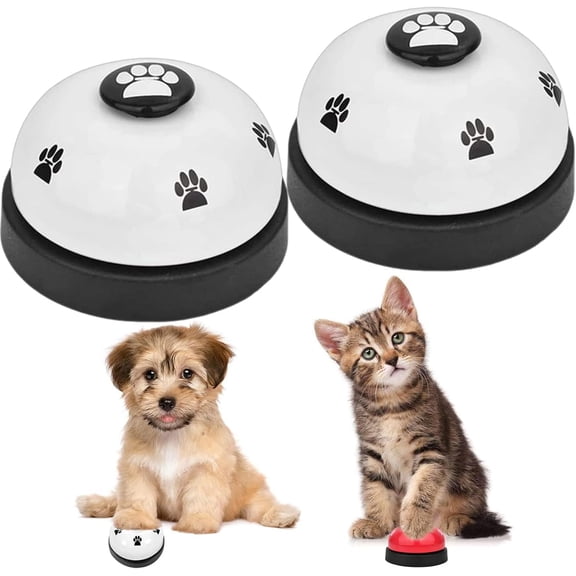 Dalrosia Dog Training Bell, Set of 2 Dog Puppy Pet Potty Training Bells, Dog Cat Door Bell Tell Bell