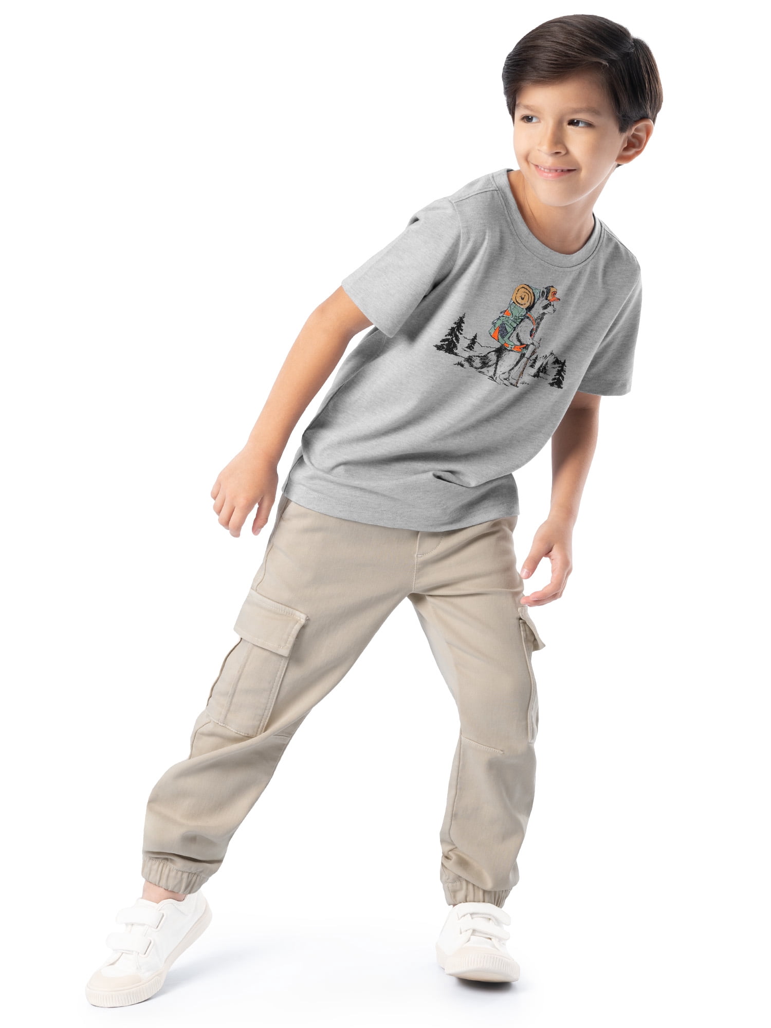 Ozark Trail Boys Graphic Tee with Short Sleeves, Sizes XS-XXL