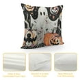 thumbnail image 4 of Lovely Ghost Pillow Covers for Couch Sofa Bed Happy Halloween Pillow Covers Colorful Gradient Style Pillowcase Cushion Case Spider Web and Pumpkin Outdoor Pillow Covers, 4 of 5