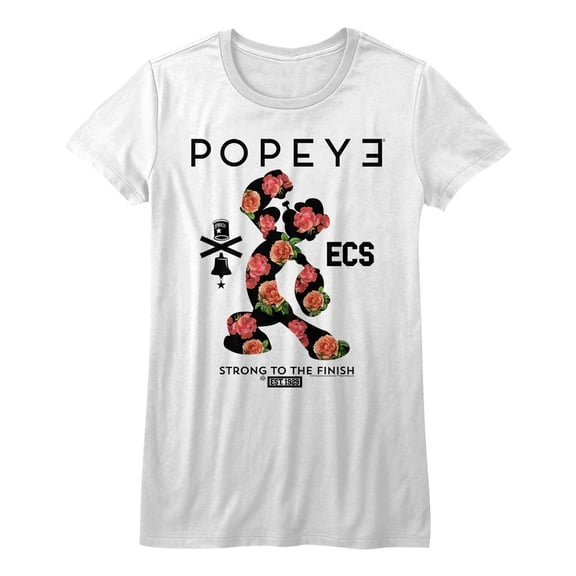 Popeye Comics Flowerman Juniors Short Sleeve T Shirt