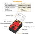 thumbnail image 3 of JIAHAOO 12V Gasoline Car Spark Plug Tester 06000RPM Adjustable 100240V AC Transparent Cover Fast Setup, 3 of 9
