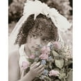 thumbnail image 3 of Unknown 12x14 Black Modern Framed Museum Art Print Titled - Flower Girl, 3 of 5