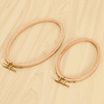 thumbnail image 6 of 20 Pieces Oval Embroidery Hoops Include 10 Piece 8.3 X 5.4 Inch and 10 Piece 6.3 X 4.1 Inch Hoops Ring, 6 of 6
