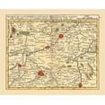 thumbnail image 2 of Robert 17x15 Gold Ornate Wood Framed with Double Matting Museum Art Print Titled - Ypres Environs Belgium - Robert 1748, 2 of 4