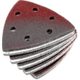 thumbnail image 1 of Delta Sanding Triangles 60 pieces 6 holes 93 x mm Mixpack 10 grit 40/60/80/120/1), 1 of 5