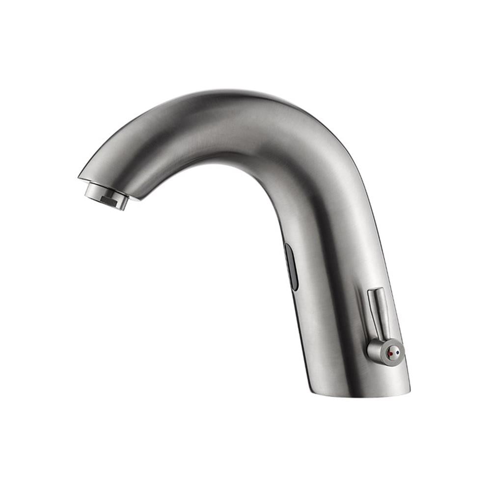 Vinnova 111112-BAF-SNT Jumilla Automatic Sensor Touchless Single-Hole Satin Nickel Bathroom Faucet