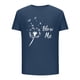 thumbnail image 4 of Fiudx Camiseta de Hombre, Elegante Camiseta de Poliéster, Informal, Manga Corta, Cuello Redondo, Diseño Estampado, para Uso Diario En Primavera y Verano, Corte Moderno, Ligero y Cómodo., 4 of 4