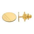 thumbnail image 1 of 14k Yellow Gold Mens Oval Line Tie Tac Lapel Pin Bar   For Dad Mens  For Him, 1 of 6