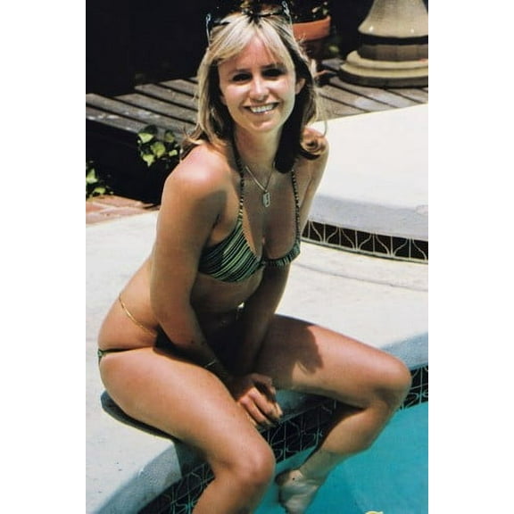 Susan George By Pool In Bikini Color 24X36 Poster
