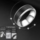 thumbnail image 4 of Jumpingount Anillo de hombre de acero inoxidable, anillos cerrados, decoración de mano, empalme de novio, joyería masculina de moda para citas, Ropa, zapatos y accesorios Miscelánea, 4 of 6