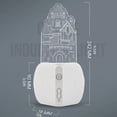 thumbnail image 3 of Binmer Acrylic Castle Induction Night Light Intelligent Induction Wall Corner Light Corridor Night Light Gift Night Light, 3 of 7
