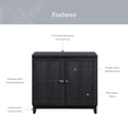 thumbnail image 4 of My Texas House Ellison Modular TV Console, Rich Black Finish, 4 of 14