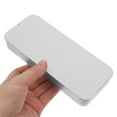 thumbnail image 2 of Miangastore Cosmetic Storage Box Silver Rectangular Waterproof 1Set 6.6x2.8x0.9In, 2 of 9