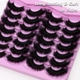 thumbnail image 3 of Pestañas postizas LEAFMOON Mink Fluffy, 20 mm, volumen 8D Cat Eye, 3 of 7