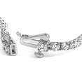 thumbnail image 2 of .925 Sterling Silver 5.0 Cttw Round Lab-Grown Diamond Tennis Bracelet (F-G Color, VS2-SI1 Clarity) - 7.25", 2 of 6