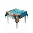 thumbnail image 2 of Turtle Tablecloth Square Table Cloth 54x54, Waterproof Outdoor Table Cloth Covers Decorative Table Protector, Shark Ocean Coral Underwater Scenery Sea Washable Table Cover for Kitchen Dinning Party, 2 of 8