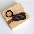thumbnail image 2 of Funny Director Keychain Gifts from Family for Father's Day - 'Retired Director. Figure It Out Yourself.' Quote, 2 of 4