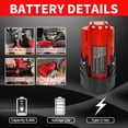 thumbnail image 3 of Paquete de Baterías FOXVIEW 12V 3000mAh de Ion de Litio de Reemplazo, 3 of 7