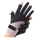 thumbnail image 1 of Guantes Antideslizante con Protección Solar, Guantes De Pantalla Táctil Malubero Negro con rosa, 1 of 5