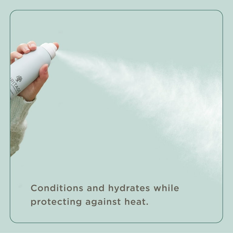 Hairitage Fry No More Heat Protectant Mist - Blow Dry, Straightening & Curling, 5 fl. Oz