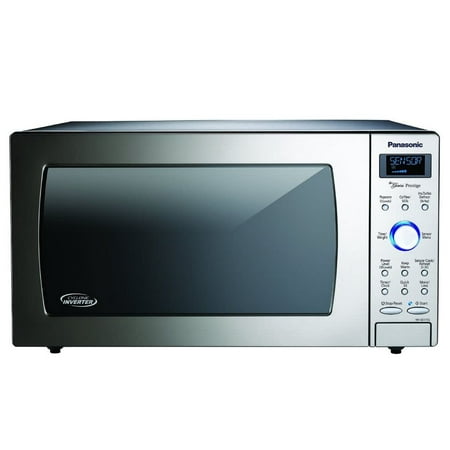 Panasonic 1.6 Cu. Ft. Built-In, Countertop Cyclonic Wave Microwave Oven with Inverter Technology, Stainless Steel