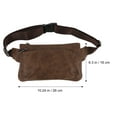 thumbnail image 4 of Tersarium Men Waist Bag Casual Sports Workout Fanny Pack Bag for Travel Climbing Camping (Coffee), 4 of 10