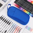 thumbnail image 4 of PYURTEP Simple Pencil Bag, Lightweight Cloth Pencil Pouch, Portable Solid Color Zipper Pouch for Stationery School Office, 4 of 4