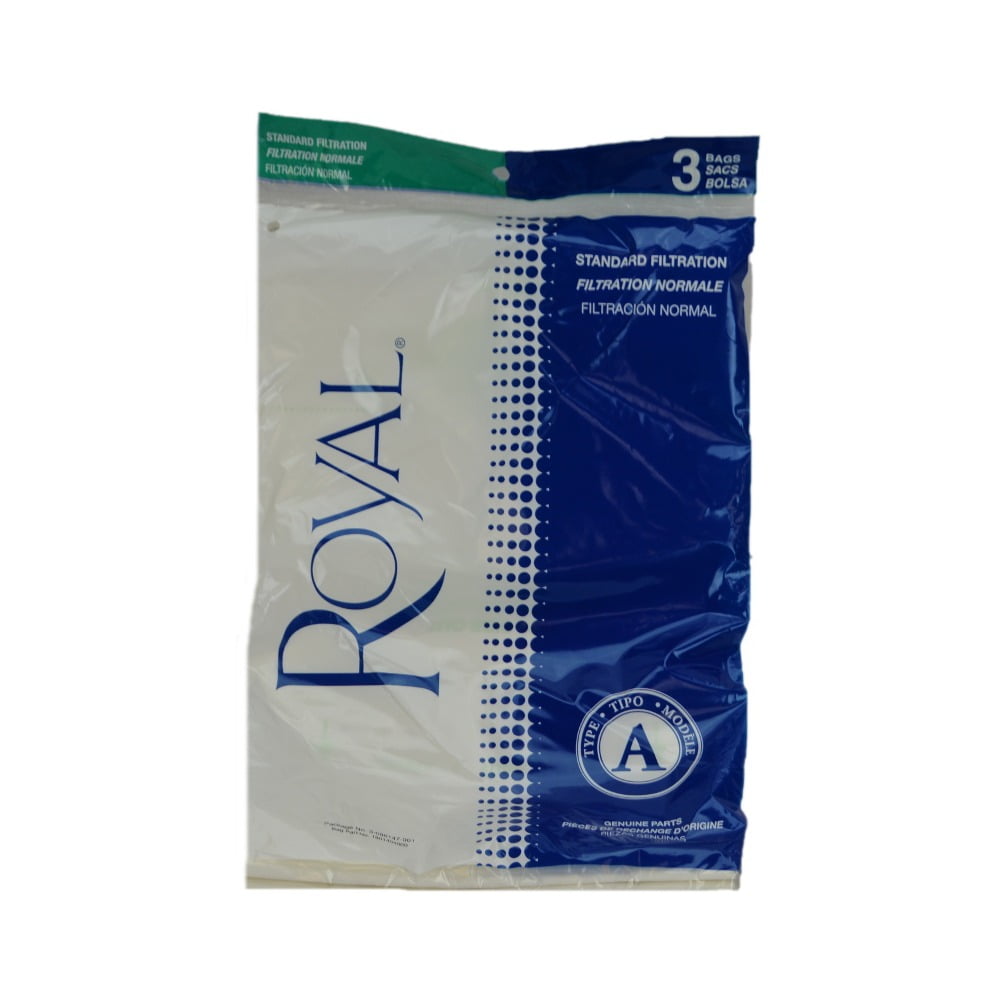 3KE2103000 Royal & Hoover Back Pack Vacuum Type BP Paper Bags 7 Pk Part 