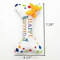 thumbnail image 2 of 2 PACK Dog Birthday Cake Toy, Birthday Dog Bone Toy Plush Dog Squeaky Toy, 7.2 Inch Cute Bone Shape Stuffed Dog Chew Toys Puppy Teething Toys, Cupcake 8.66 Inch Dogs Party Plush Doggie Gift Toys, 2 of 9