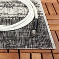 thumbnail image 3 of Safavieh Courtyard Jannah Abstract Indoor/Outdoor Area Rug, Gray/Black, 6'7" x 9'6", 3 of 9