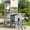 Gray, variant on Harper & Bright Designs Large Outdoor Cat Enclosure with 4 Tiers, Cat Cage with Sun/Rain Proof for Multiple Cats, Cat House with Platforms and Resting Rooms, Brown