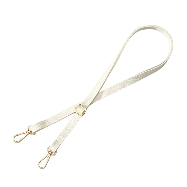 Bag Strap DIY Supplies Comfortable with Buckle Cross Body Strap for Purse Making off white