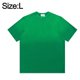 thumbnail image 2 of Camiseta de algodón de manga corta con cuello redondo para hombre y mujer, moda con degradado, suelta, manga corta, para adolescentes, 2 of 5