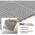 thumbnail image 6 of ROVSUN 12 PCS Interlocking Drainage Mat, 12’’x12’’ Drainage Tiles Interlocking,Soft PVC Floor Tiles, Non-Slip Drainage Holes for Restroom, Bathroom, Kitchen, Pool, Wet Areas,Black, 6 of 10