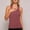 Brick Red Tops, variant on Women Casual Blouses Summer Solid Color Yoga Tops With Backless Design Breathable Ice Silk Workout Athletic Tank For Fitness And Sports Breathable Shirt