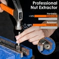 thumbnail image 4 of THINKWORK Kit d'Extraction de Boulons Easy Out, Ensemble de 35 Pcs de Douilles d'Extracteurs d'Écrou, Outil de Retrait d'Écrou pour Boulons Endommagés, Cassés, Rouillés, Arrondis, Écrous, Vis, 4 of 7