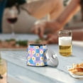 thumbnail image 5 of Yayeee Ashtray with Lid for Cigarette Smokeless Stainless Steel Home Ash Holder, Playful Daisy, 5 of 7