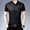 Black, variant on Mens Casual Button Down Shirts Summer Business Short Sleeves Collar Tuxedo her's Day Tops Sportwear