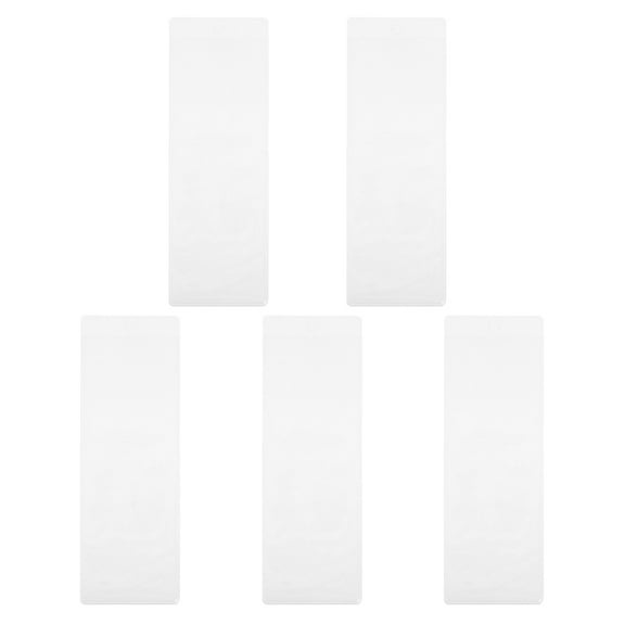 Masteelf Clear PVC bookmark Sleeves for Home Use Waterproof and Lightweight Perfect for Photos and Bookmarks 5pcs