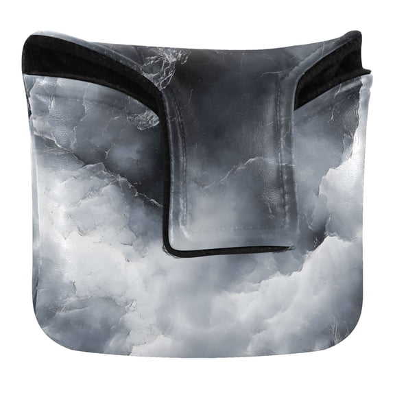 Haosy Rolling Cloud Marble Golf Mallet Putter Cover Strong Magnetic Leather Golf Club Headcover Closure
