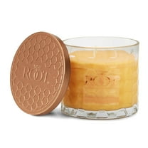ROOT Candles 12 oz 3-Wick Signature Honeycomb filled Jar. Scent: Tangerine Lemongrass