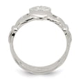 thumbnail image 6 of Auriga Fine Jewelry 925 Sterling Silver Claddagh Ring Size 6 for Women, 6 of 6