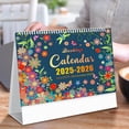 thumbnail image 5 of Hxlamzoo Small Desk Calendar 2025-2026 - Standing 2025 Desk Calendar, July.2025 to Dec.2026, 8" x 8", Monthly Flip Desktop Calendar with To Do List, Personal Desk Calendar Planner for Home Office, 5 of 6