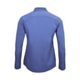 thumbnail image 2 of ACTIVE UNIFORMS Women's Ultra Soft Stretch Zip Up Scrub Jacket (Ceil Blue, Medium), 2 of 6