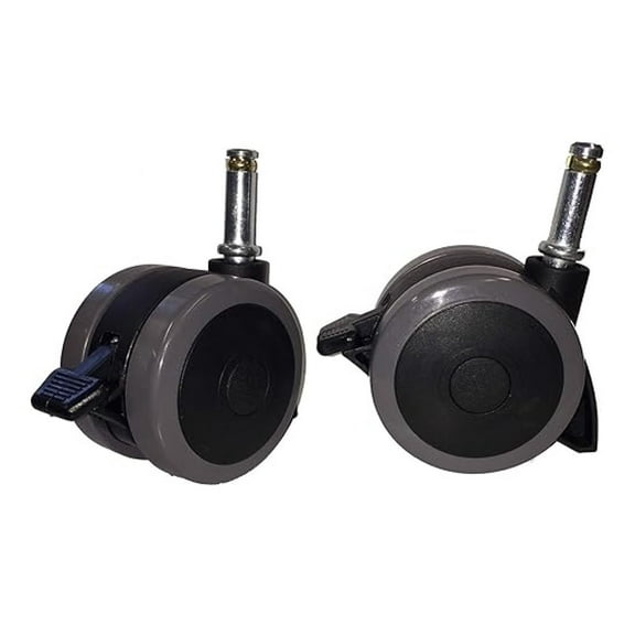 Gas Grill Caster Wheel Set - 3 Inch Replacement Wheels (2 Pack) for Series & 500 Grills - Locking Grill Casters for Easy Mobility & Secure Positioning