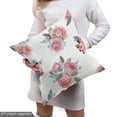 thumbnail image 4 of Ambesonne Vintage Rose Fabric by the Yard Upholstery, Classy Flowers Bouquet, 1 Yard, Pale Pink White, 4 of 4