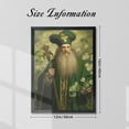 thumbnail image 4 of ADALE Saint Patrick Canvas Wall Art Abstract POP Art Catholic Poster Modern Decorative Painting Picture for Living Room Bedroom Decor Black Framed 20x16 Inch, 4 of 5