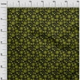 thumbnail image 2 of oneOone Viscose Chiffon Yellow Fabric Merry Christmas Dress Material Fabric Print Fabric By The Yard 42 Inch Wide, 2 of 4