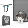 thumbnail image 1 of Mosquitera con solapa para mascotas con imán, solapa para perros y gatos, puerta mosquitera, puerta bloqueable para mascotas para gatos/perros, 1 of 3